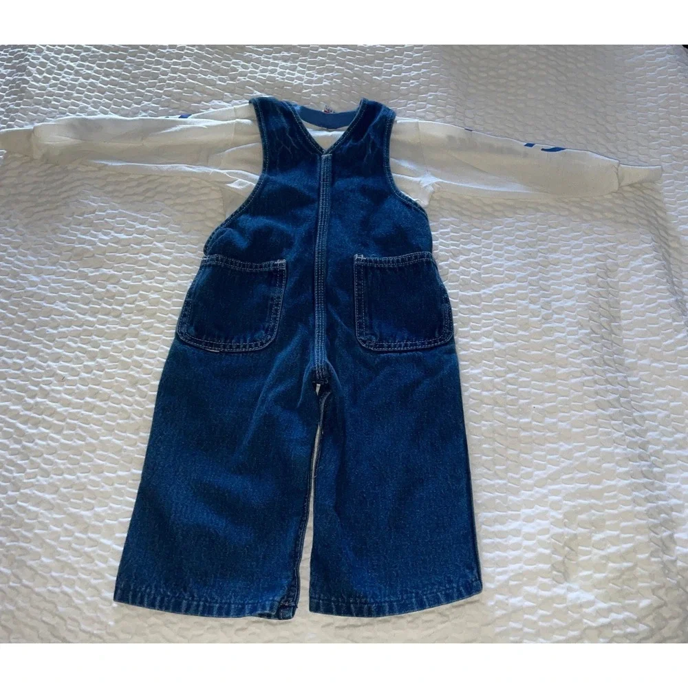 Vintage Liberty Overalls 18 Months Made In USA Snaps With Liberty Top(? Size)